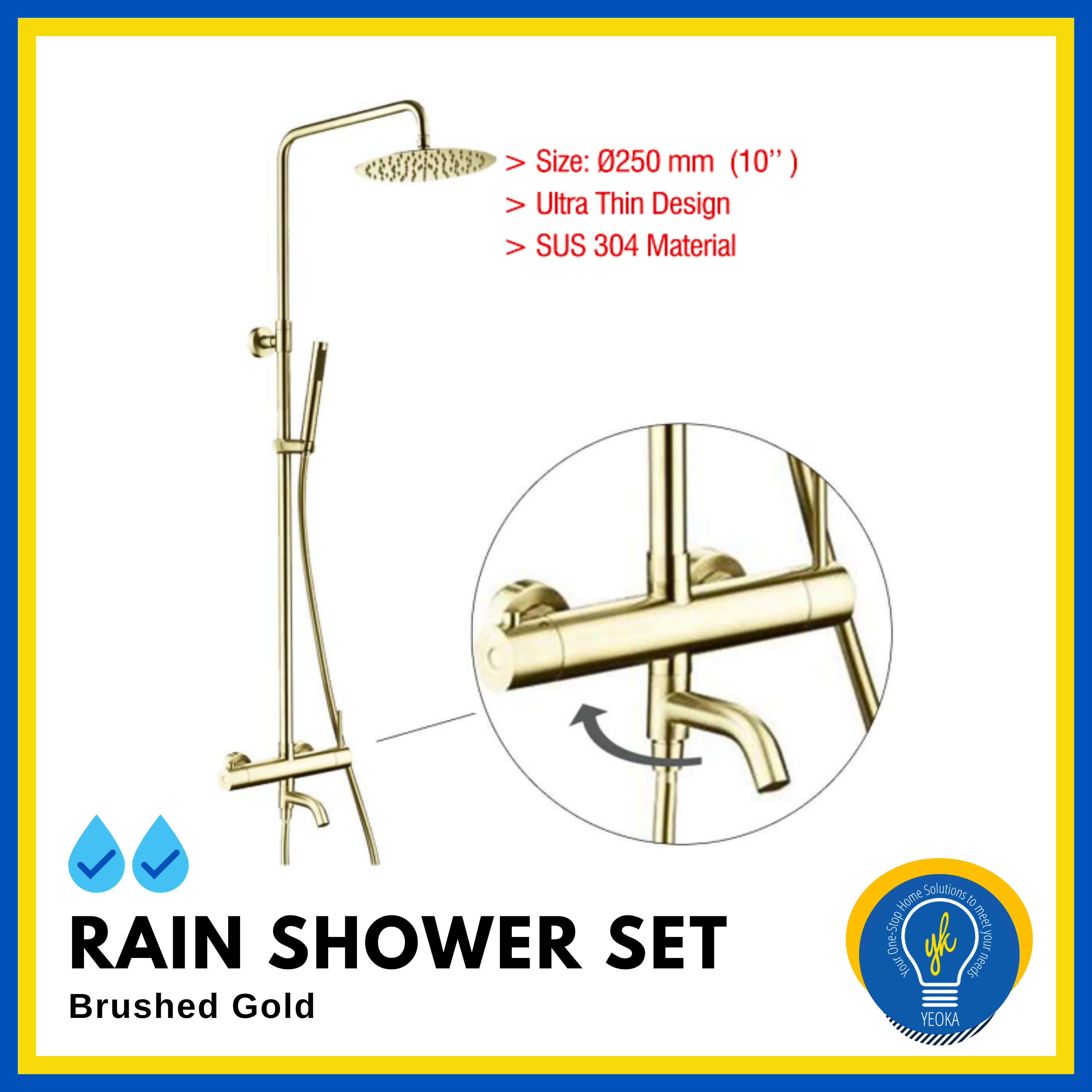 Rainshower Set PRS-5107.99SS