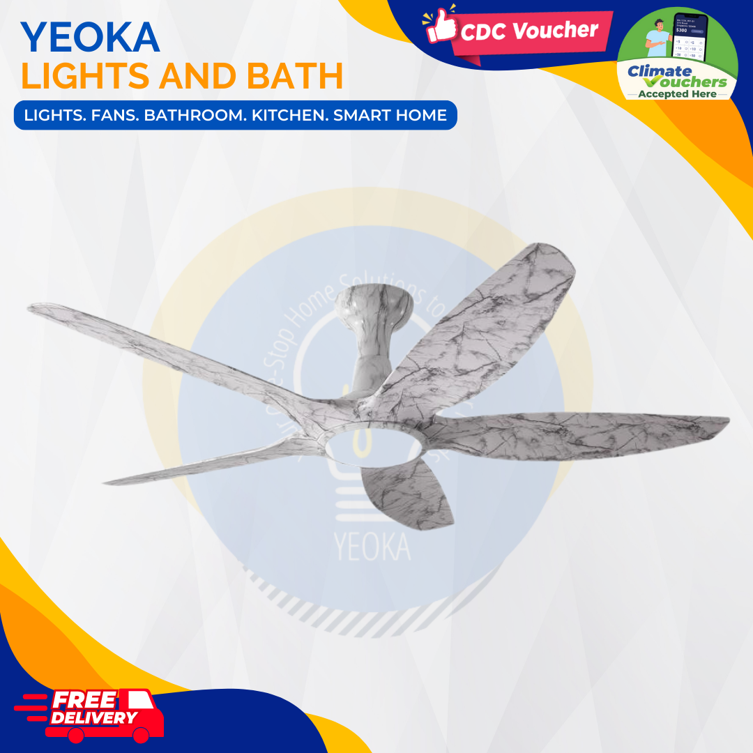 BESTAR Ceiling Fan Rapture |48/60" 24W LED RGB|5 Blades 3 Colours | SMART (wifi)