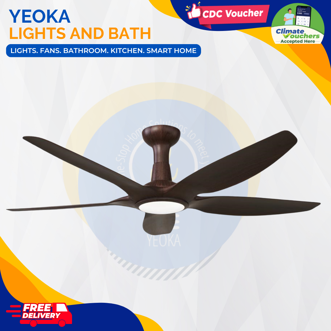 BESTAR Ceiling Fan Rapture |48/60" 24W LED RGB|5 Blades 3 Colours | SMART (wifi)