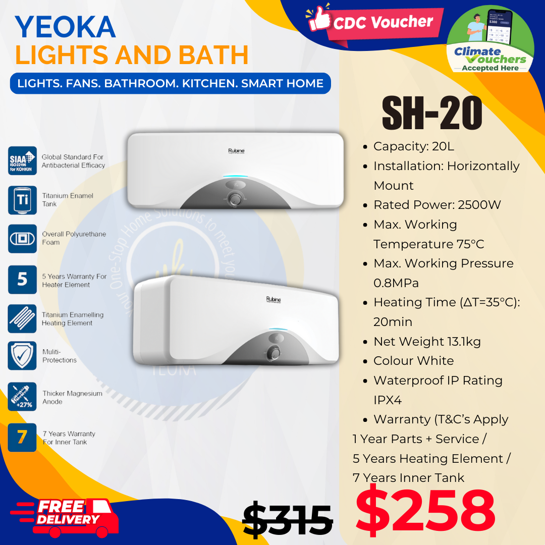 Rubine SH-20 Horizontal Storage Heater