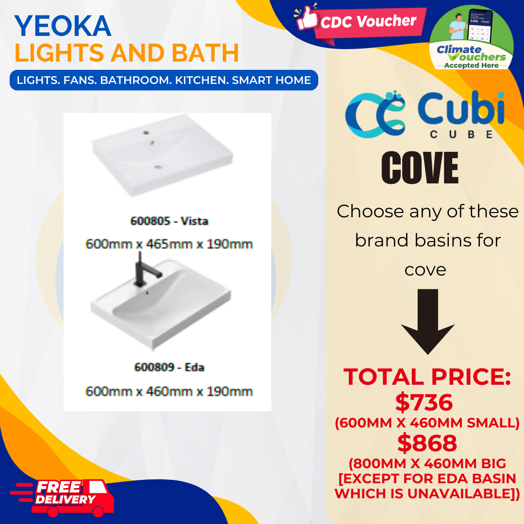 CUBI CUBE Cove Basin cabinet [Drawer series]