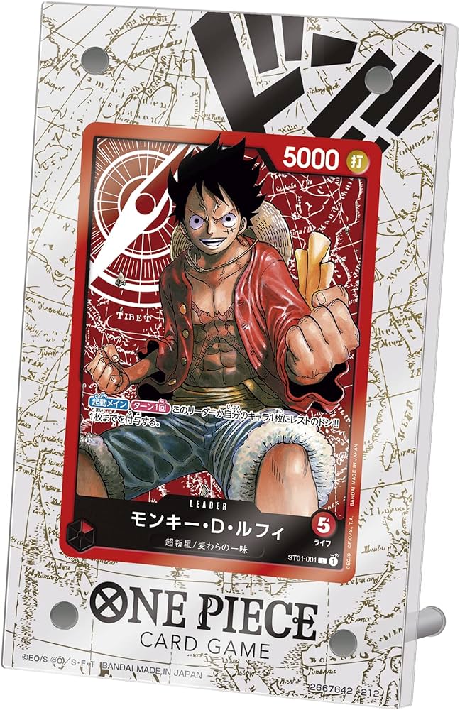 One Piece Official Acrylic Card Stand Luffy