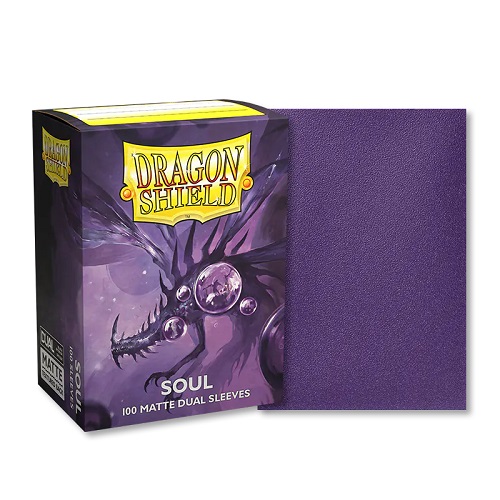 Dragon Shield 100 - Standard Deck Protector Sleeves - Dual Matte - Soul
