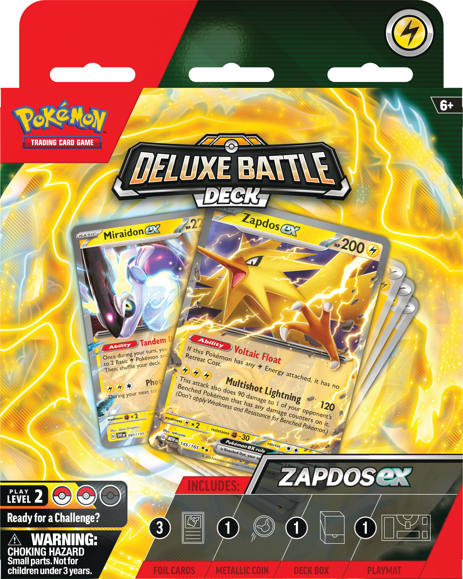 Pokémon TCG: Zapdos ex Deluxe Battle Deck