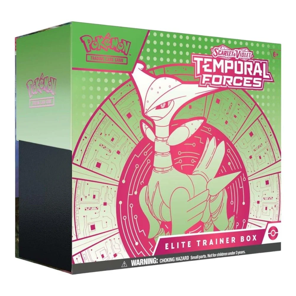 Pokémon TCG: Scarlet & Violet-Temporal Forces Elite Trainer Box SV05 (Iron Leaves)