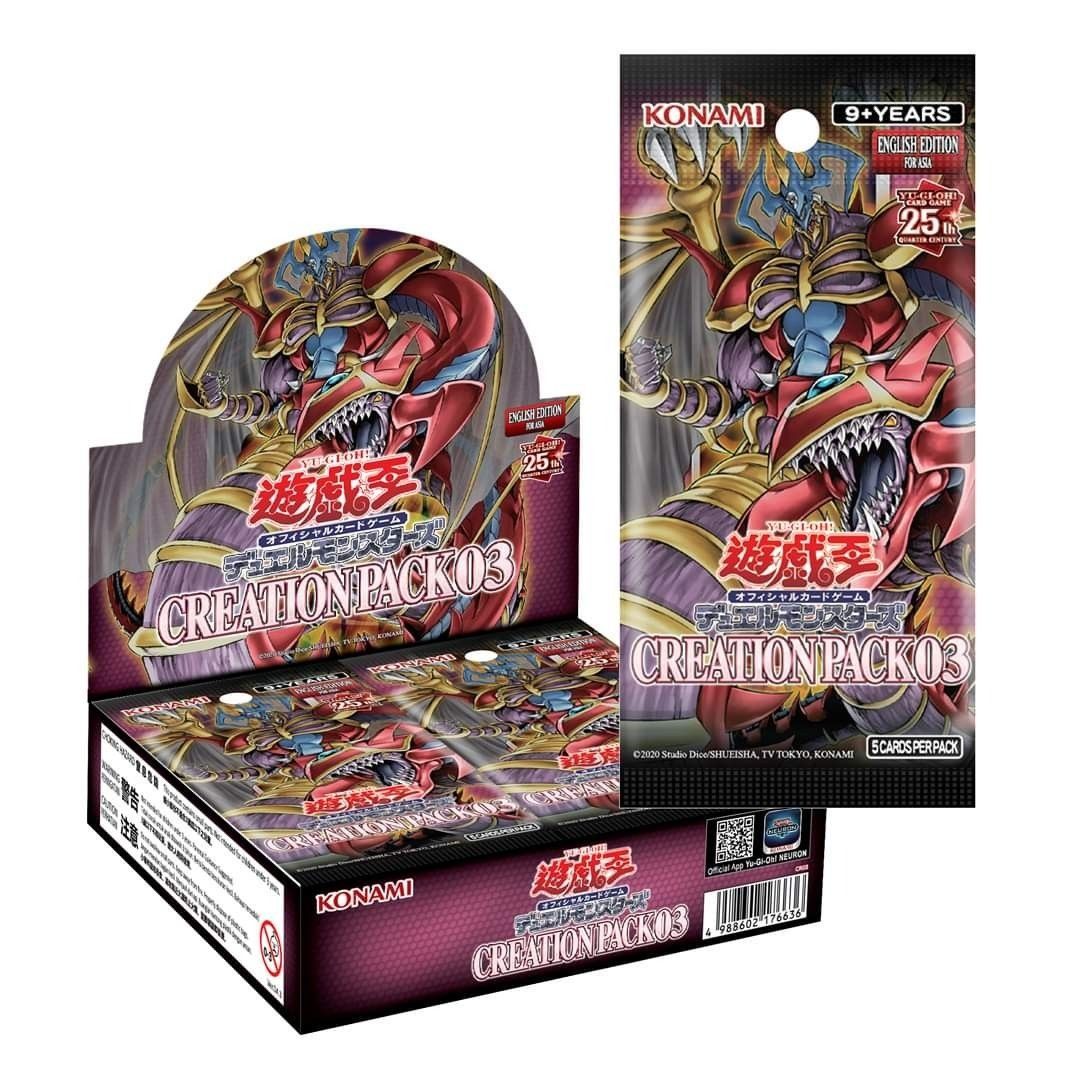 Yu Gi Oh ASIA ENGLISH Special Booster: CREATION PACK 03 Booster Box