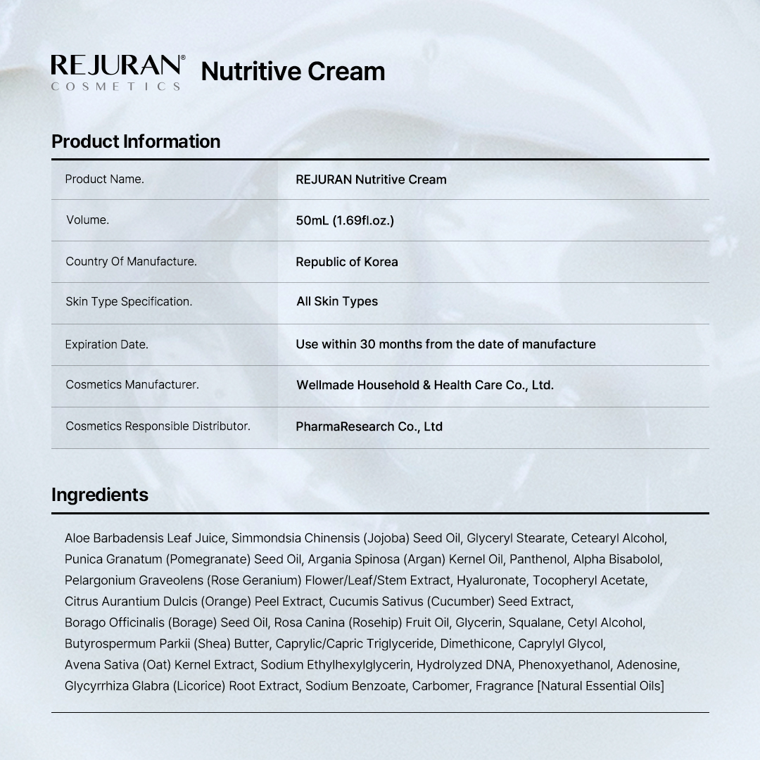 Rejuran® Nutritive Cream 50mL
