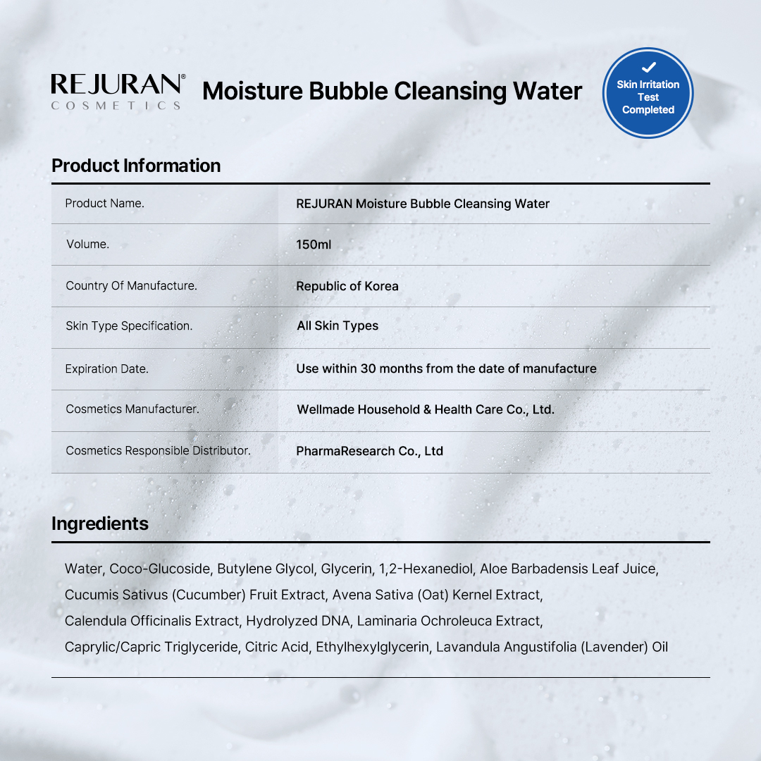 Rejuran® Bubble Cleansing Water 150mL