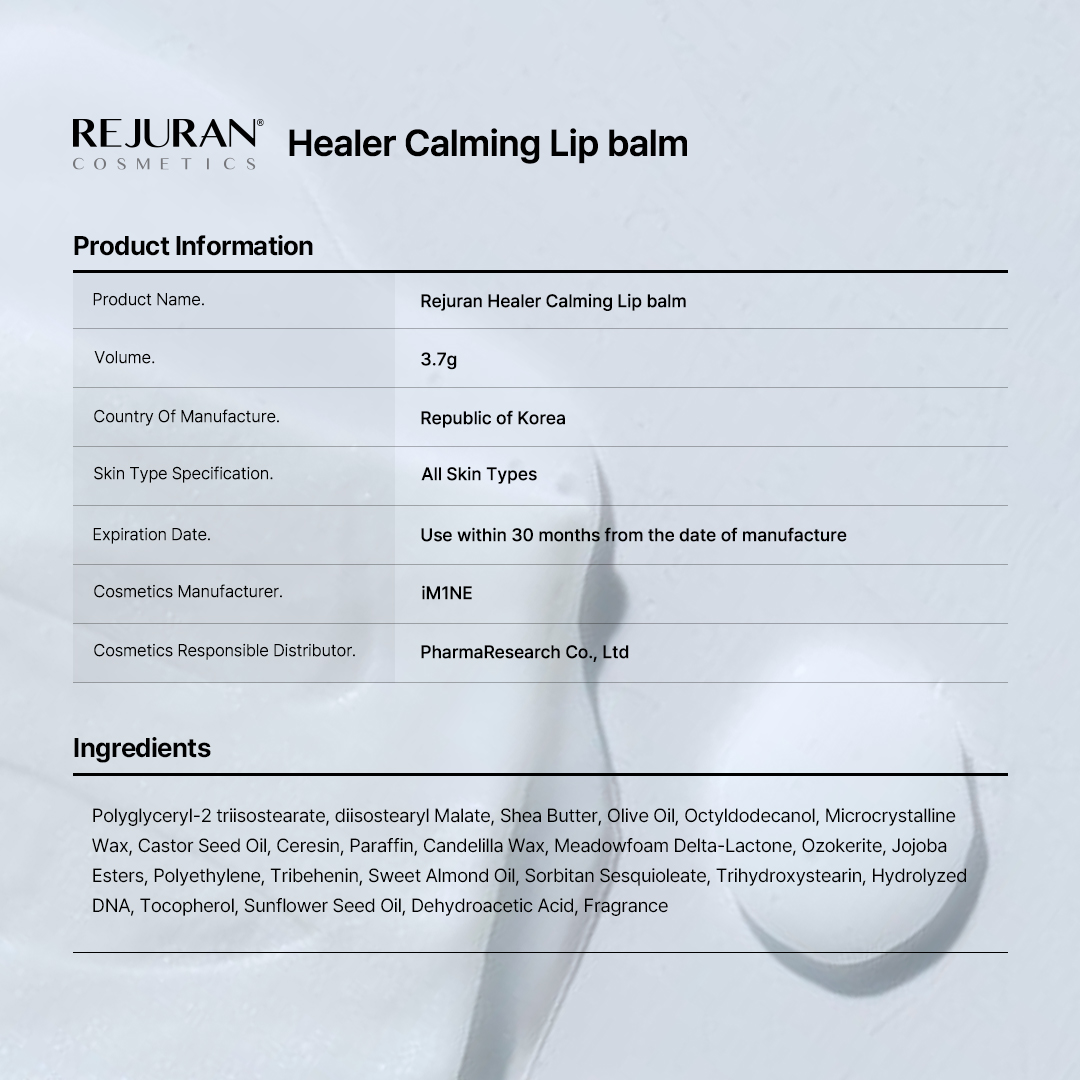 Rejuran® Calming Lip Balm 3.7g