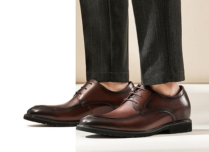 GIRAFFE x GOG Height Increasing Shoes Formal Dress Lace-up 7cm