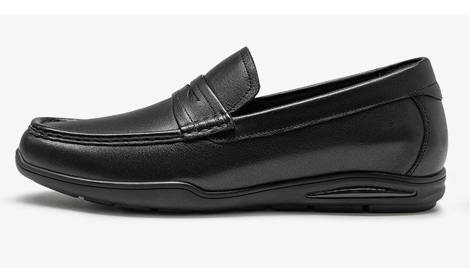[Genuine Calf Leather] GIRAFFE x GOG Height Increasing Shoes Leather loafers Shoes Slip-On 5.5cm
