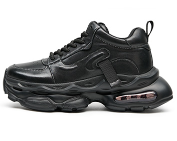 [Genuine Calf Leather] [Extra Height] GIRAFFE x GOG Height Increasing Shoes Leather Casual Shoes Lace-up 8cm or 10cm