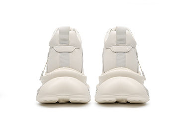 [Genuine Calf Leather] [Extra Height] GIRAFFE x GOG Height Increasing Shoes Leather Casual Shoes Lace-up 8cm or 10cm