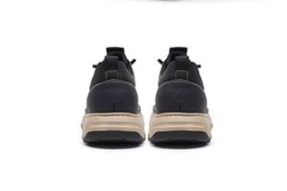 GIRAFFE x GOG Height Increasing Shoes Calf Leather Mesh Casual Shoes Slide-on 6.5 cm