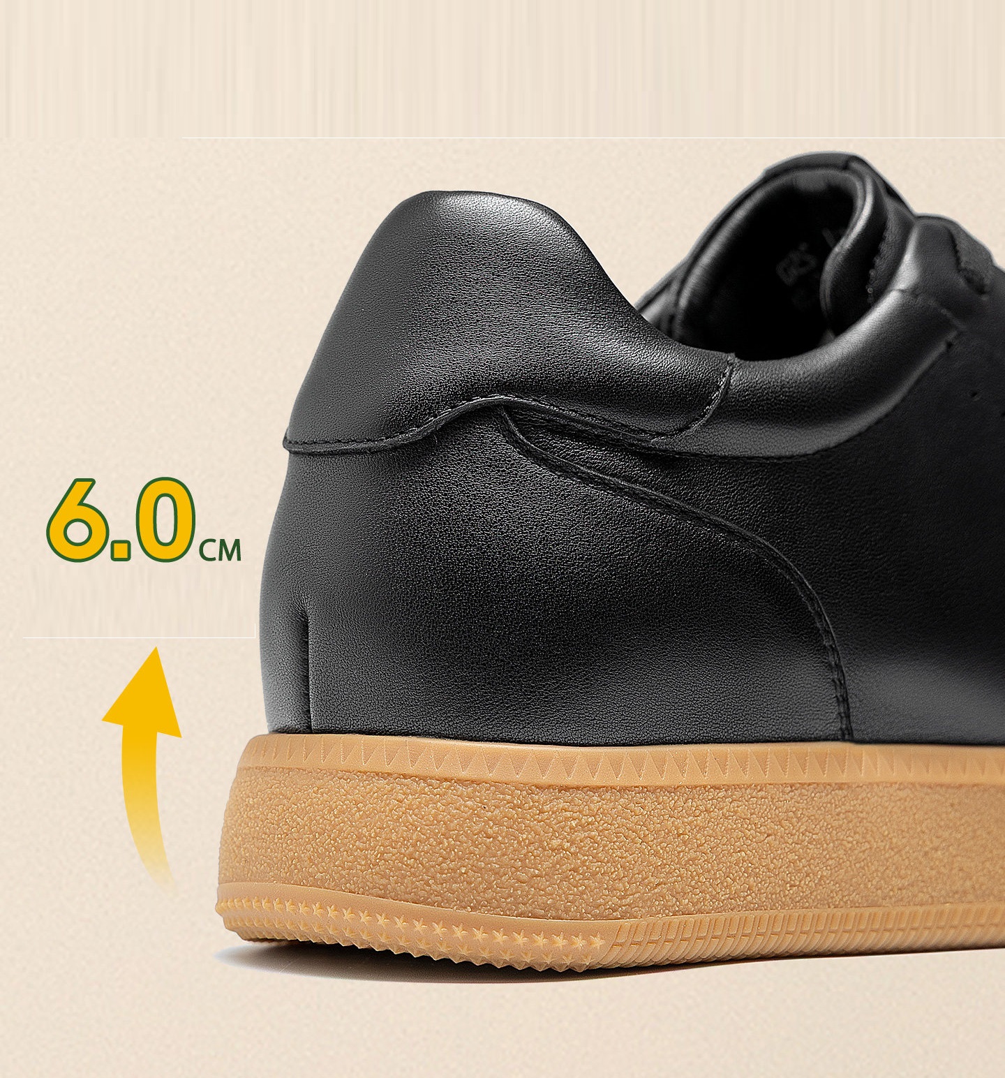 GIRAFFE x GOG Height Increasing Shoes Casual Shoes Lace-up 6cm