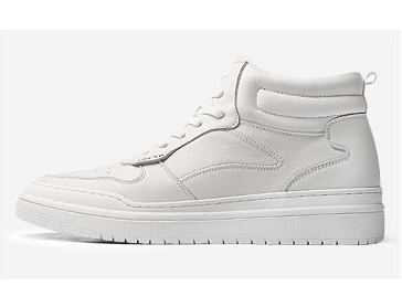 GIRAFFE x GOG Height Increasing Shoes Leather Ankle Boots Casual Shoes Lace-up 6cm