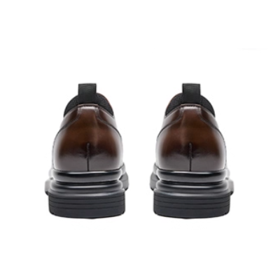 [Genuine Calf Leather] [Extra Height] GIRAFFE x GOG Height Increasing Shoes Formal Dress Wedding Lace-up 8cm