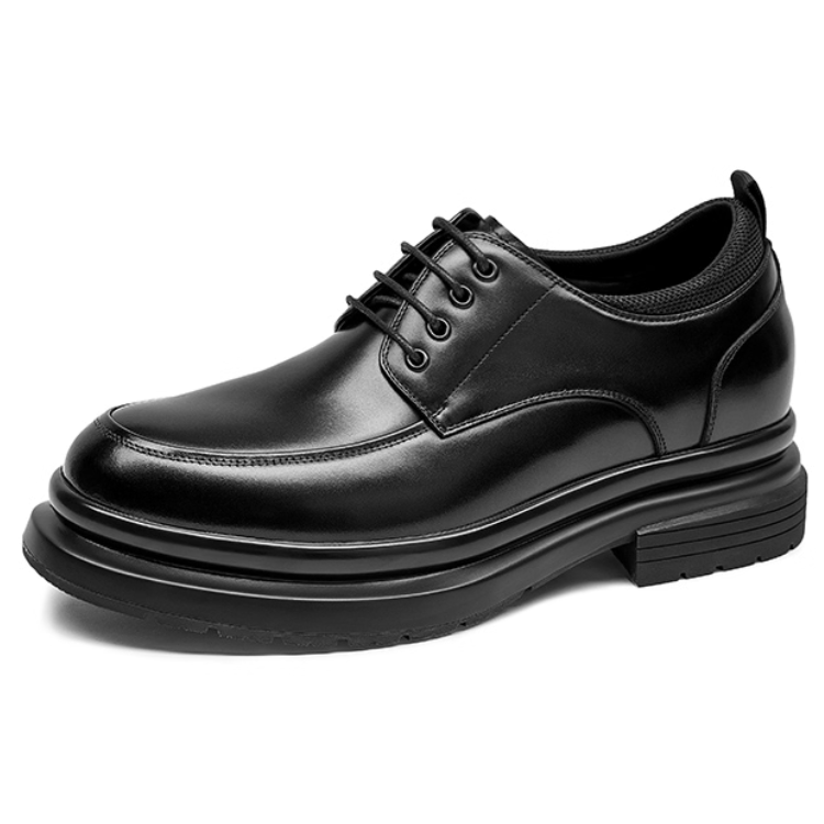 [Genuine Calf Leather] [Extra Height] GIRAFFE x GOG Height Increasing Shoes Formal Dress Wedding Lace-up 8cm