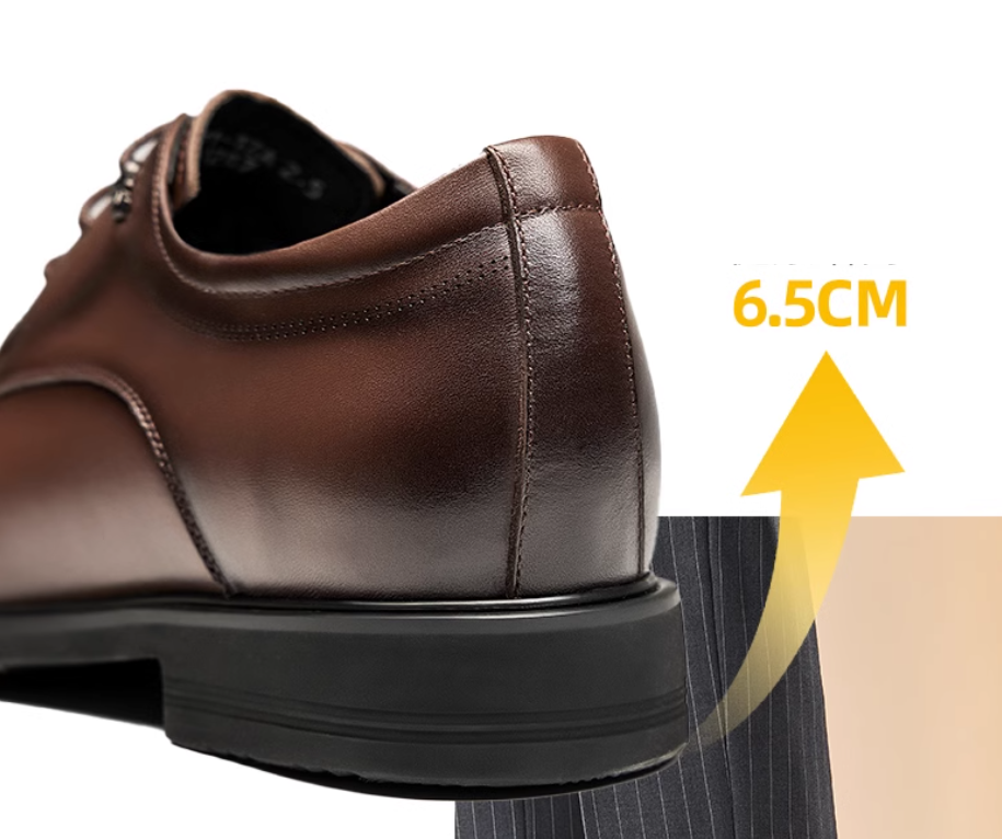 GIRAFFE x GOG Height Increasing Shoes Formal Dress Lace-up 6.5cm
