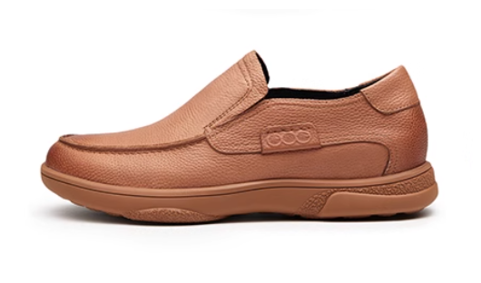 GIRAFFE x GOG Height Increasing Shoes Sheepskin Leather loafers Shoes Slip-On 6cm