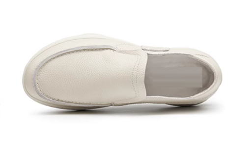 GIRAFFE x GOG Height Increasing Shoes Sheepskin Leather loafers Shoes Slip-On 6cm