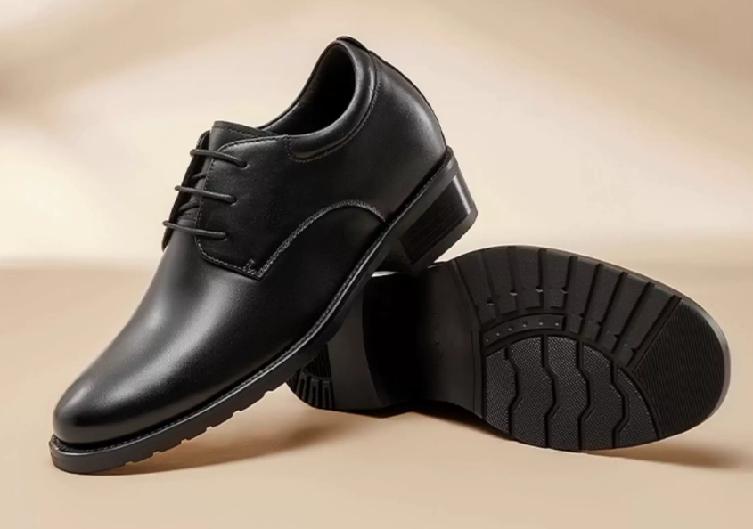 [Extra Height] Calfskin Leather GIRAFFE x GOG Height Increasing Shoes Formal Dress Wedding Lace-up 10cm