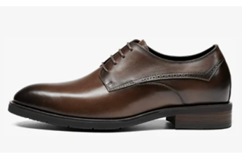 [Full Calf Leather] GIRAFFE x GOG Height Increasing Shoes Formal Dress Business Wedding Hand Made Brogue Berby Calf Leather Shoes Lace-up 7cm