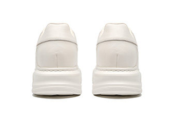 [Genuine Calf Leather] [Extra Height 8cm] GIRAFFE x GOG Height Increasing Shoes Leather Casual Shoes Lace-up