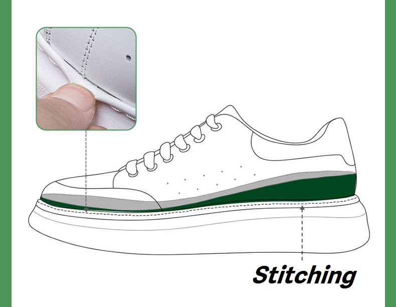 [Genuine Calf Leather] [Extra Height 8cm] GIRAFFE x GOG Height Increasing Shoes Leather Casual Shoes Lace-up