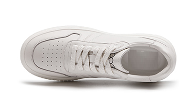 [Extra Height] GIRAFFE x GOG Height Increasing Shoes Leather Casual Shoes Lace-up 6cm or 8cm