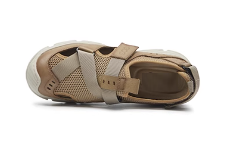 GIRAFFE x GOG Height Increasing Shoes Calf Leather Casual Shoes Sandal Strap Slide-on 6cm