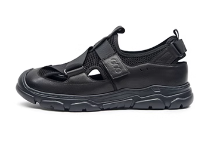 GIRAFFE x GOG Height Increasing Shoes Calf Leather Casual Shoes Sandal Strap Slide-on 6cm