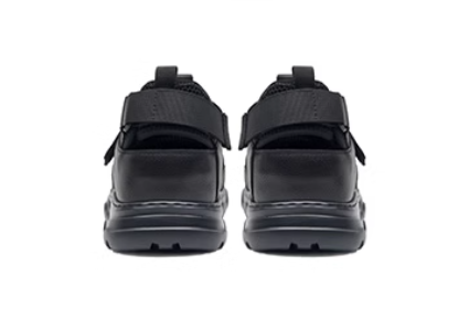 GIRAFFE x GOG Height Increasing Shoes Calf Leather Casual Shoes Sandal Strap Slide-on 6cm