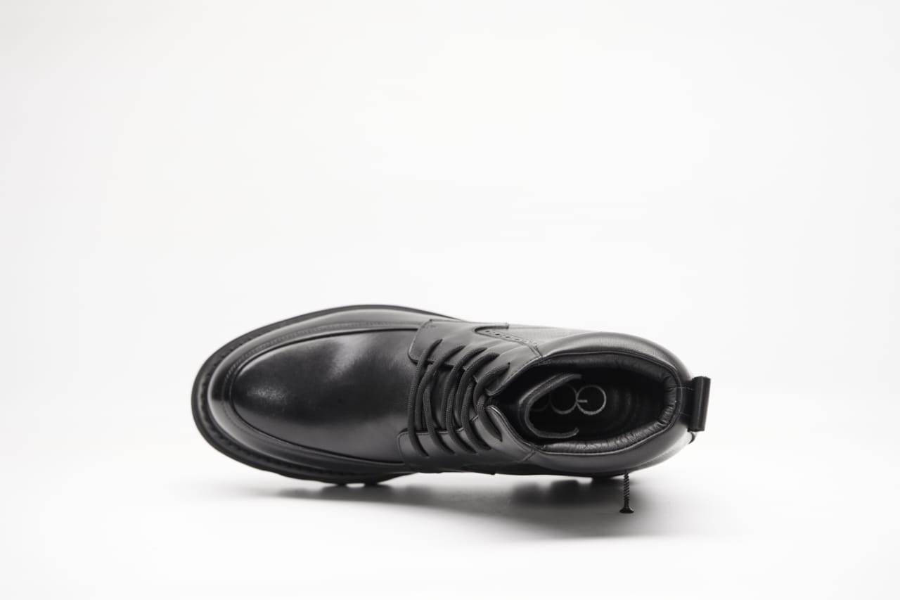 [Genuine Calf Leather] [Extra Height 13cm] GIRAFFE x GOG Height Increasing Shoes Formal Dress Wedding Lace-up 13cm