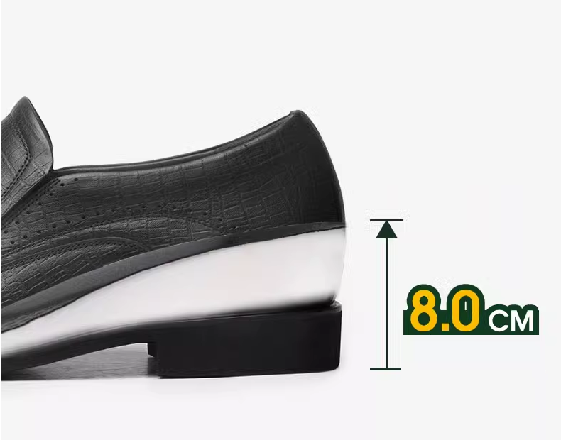 GIRAFFE x GOG Height Increasing Shoes Formal Dress Wedding Slip-On 6.5cm or 8cm