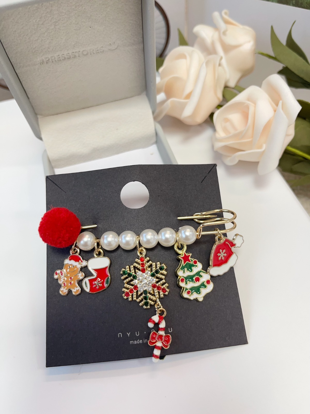 Xmas Charm Brooch [#BROOCH72]