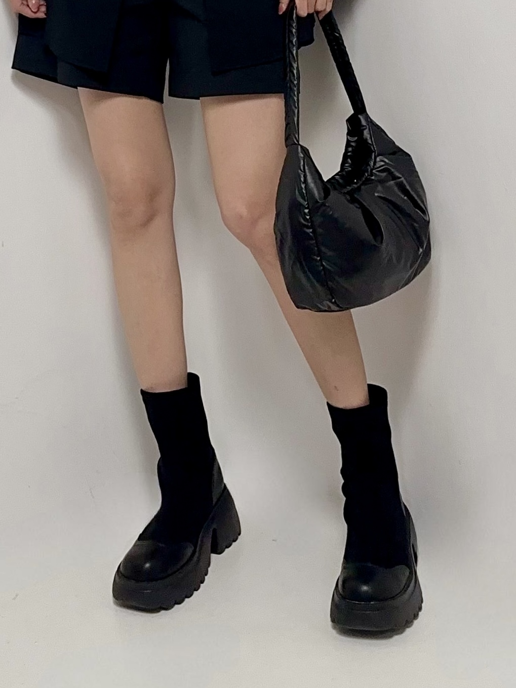 [PO 4-8 WEEKS] Faux Suede Mid Length Boots [#20023]