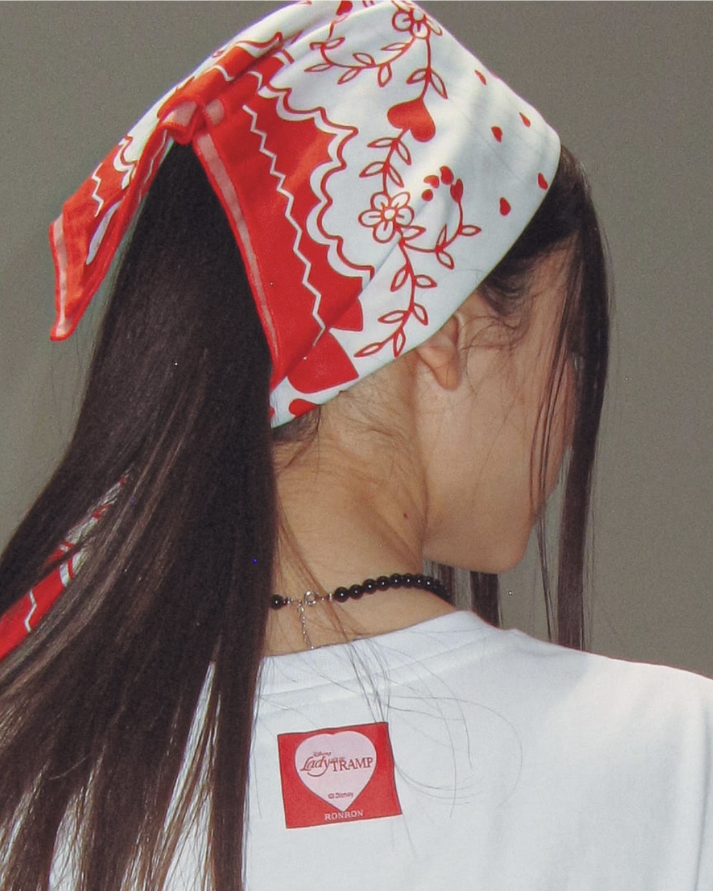 ★2024SS新作★RONRON★HEART LADY AND THE TRAMP BANDANA TOP Mel Mid Banding Dress