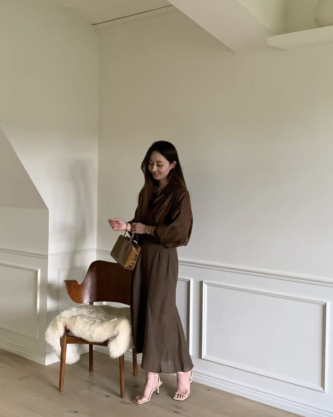 Puff Quarter Sleeve Blouse