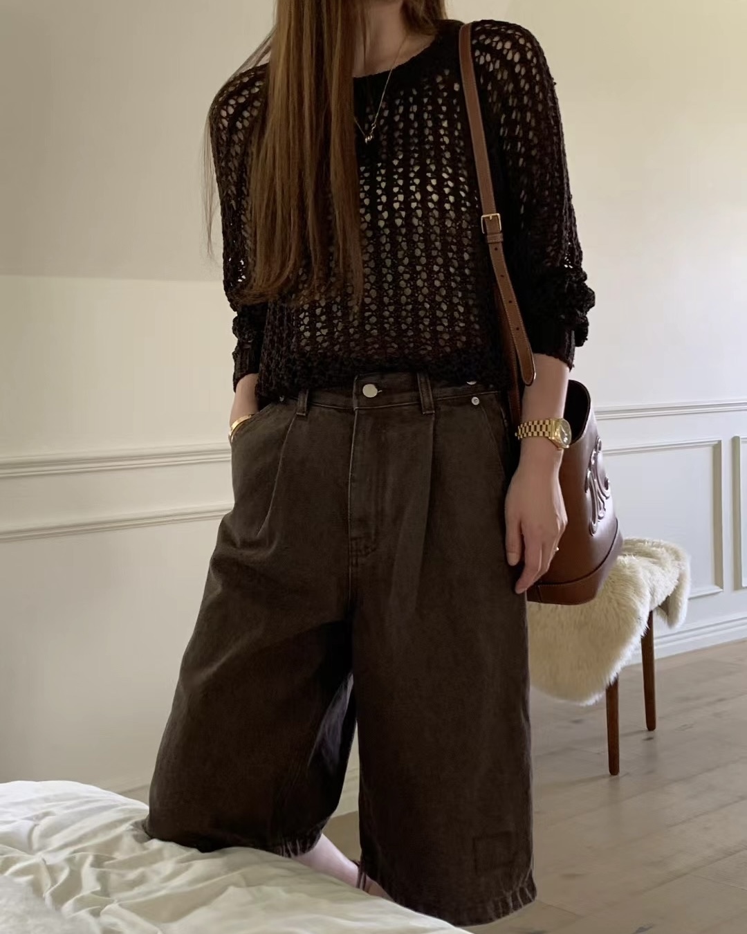 Crochet Autumn Knit Top