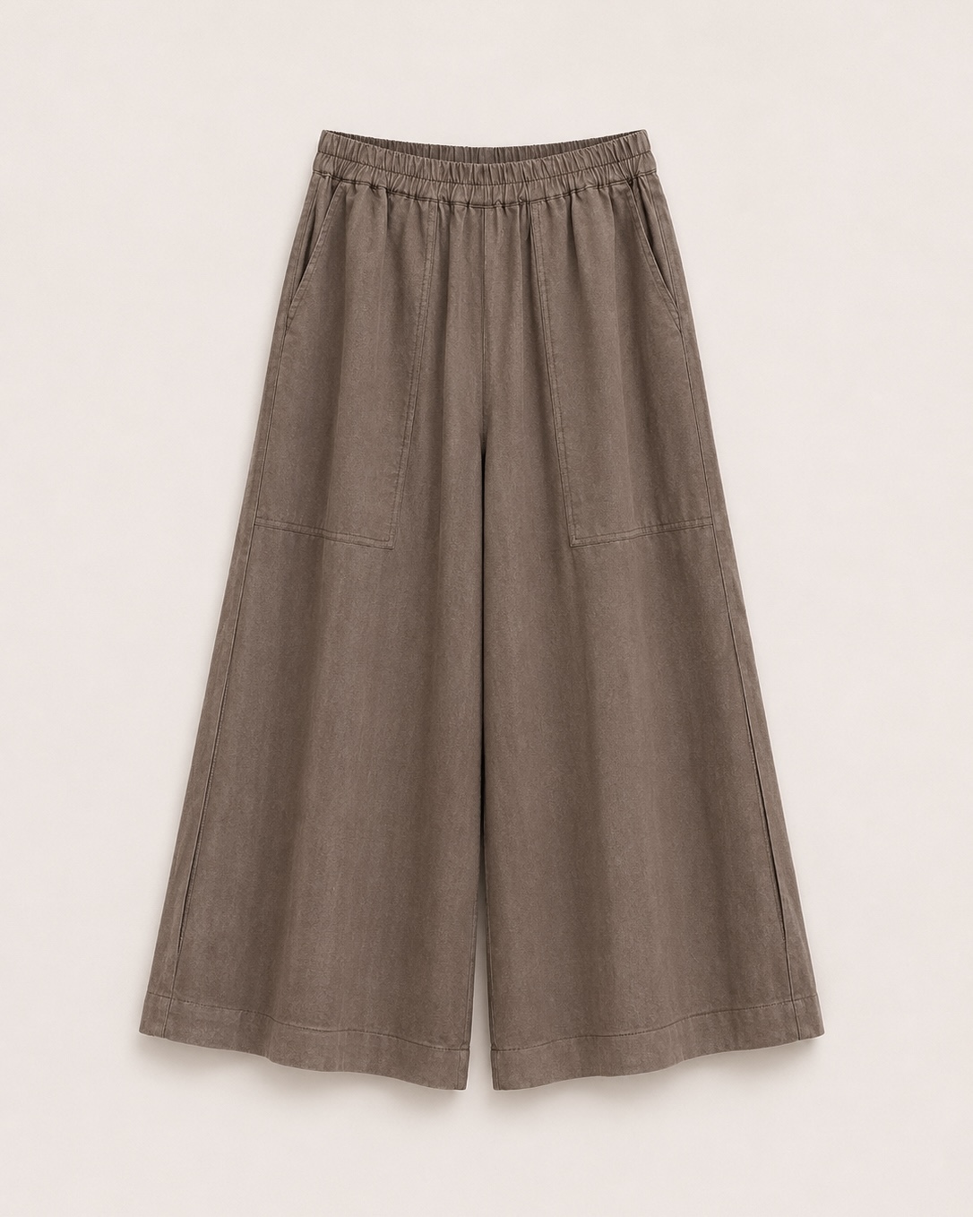 Banded Flare Culottes 