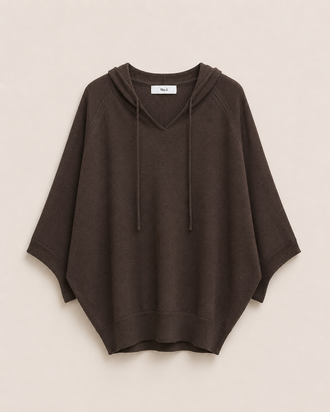 Quarter Sleeve Hoodie Top