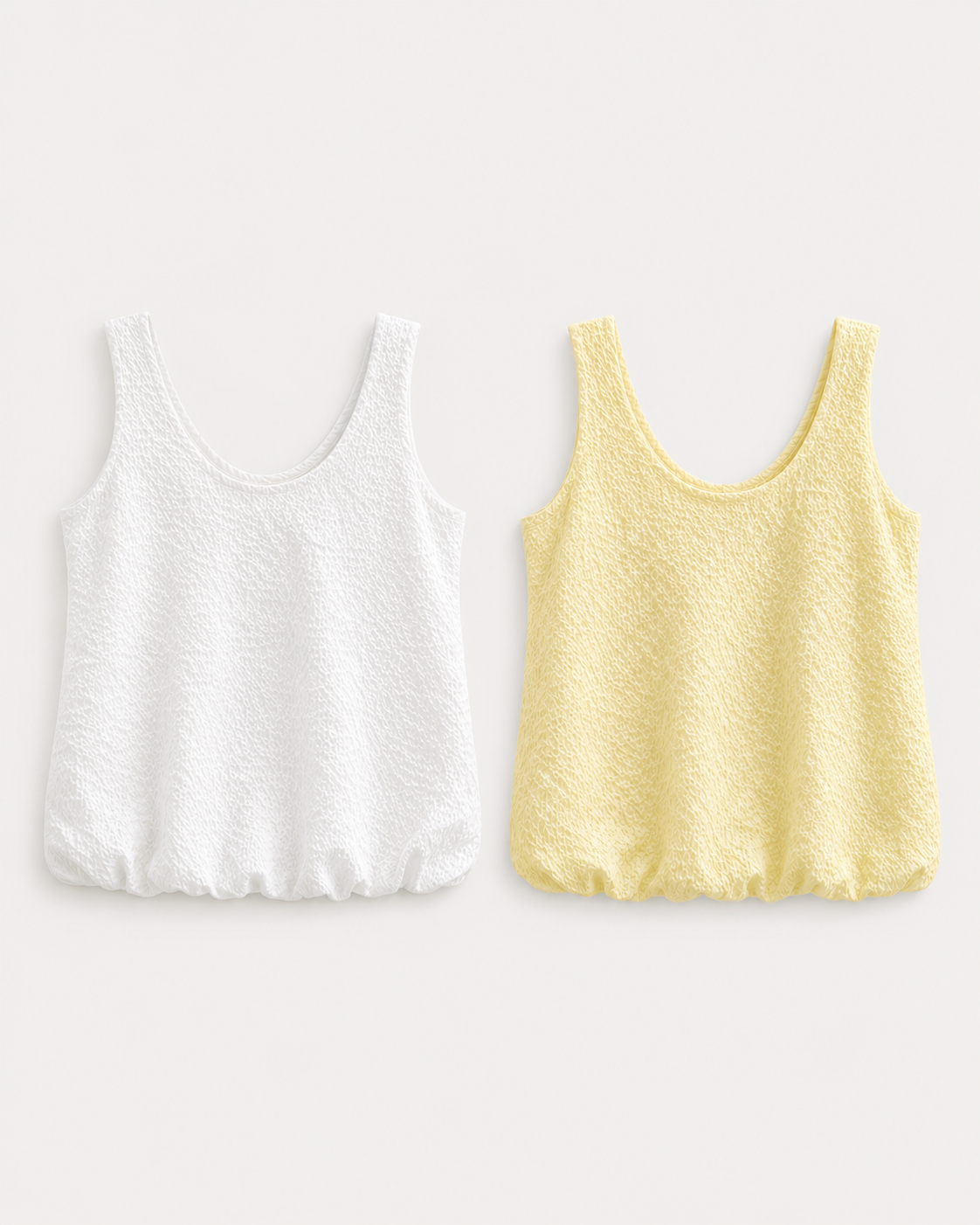 Textured U Neck Blouse