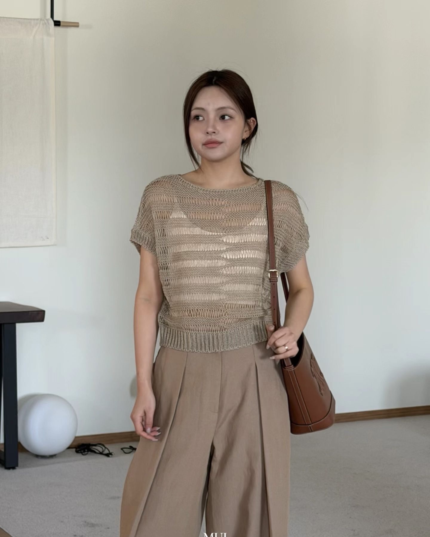 Airy Flare Knit Top