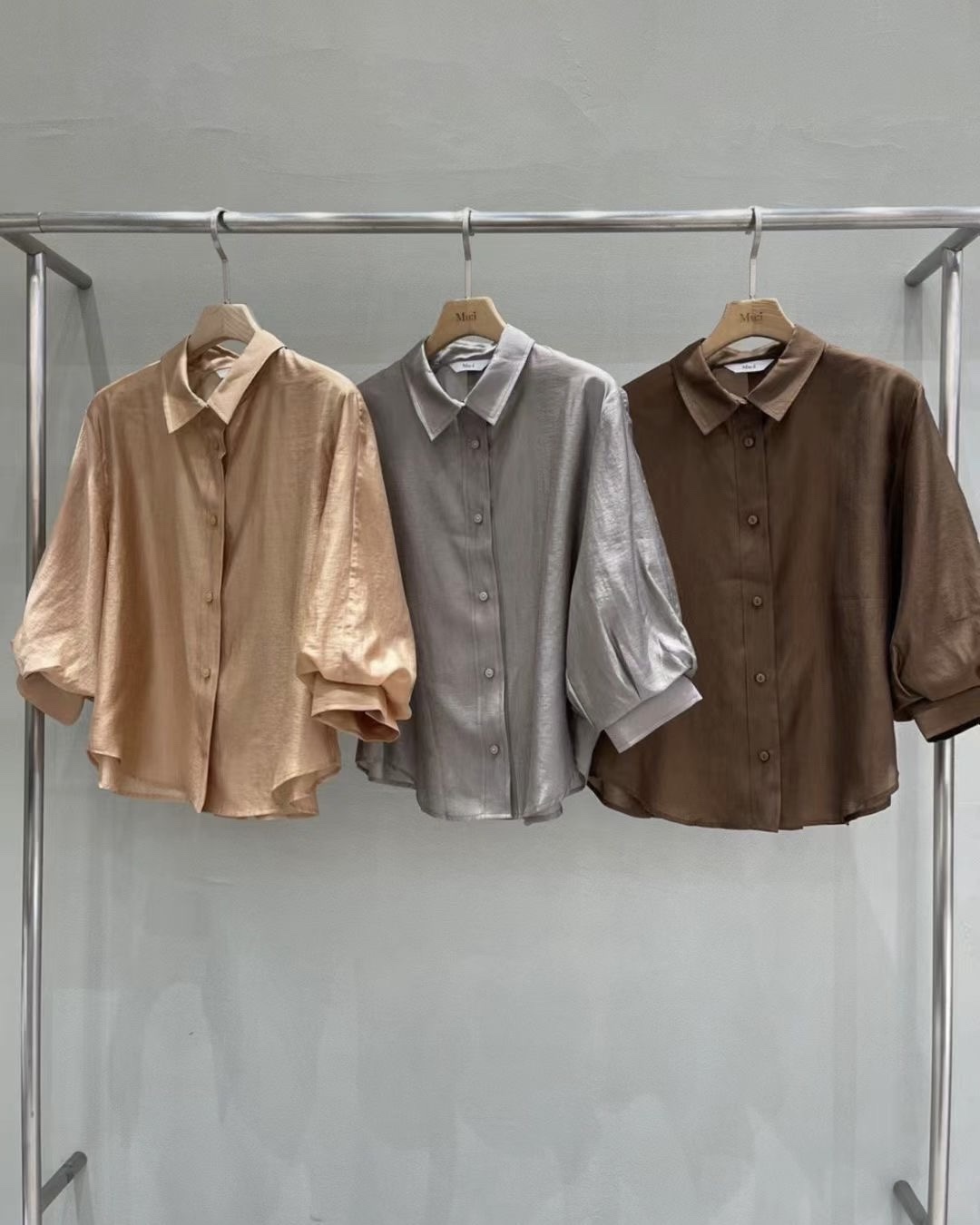 Puff Quarter Sleeve Blouse