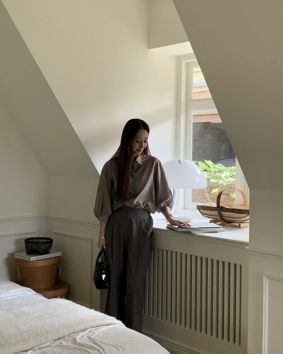 Puff Quarter Sleeve Blouse