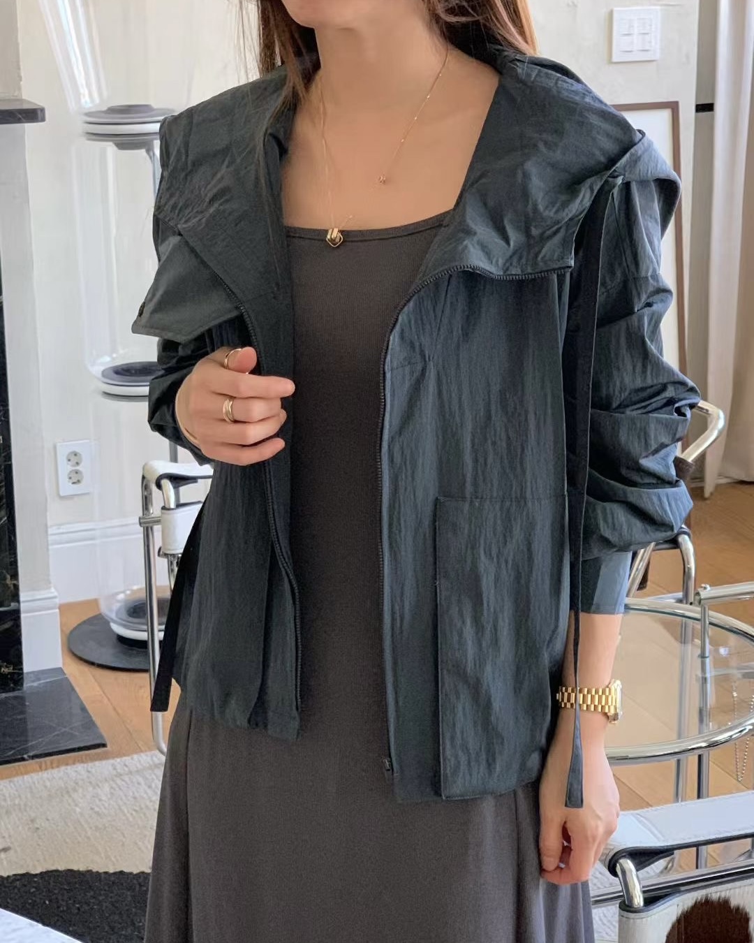 Big Pocket Hoodie Jacket