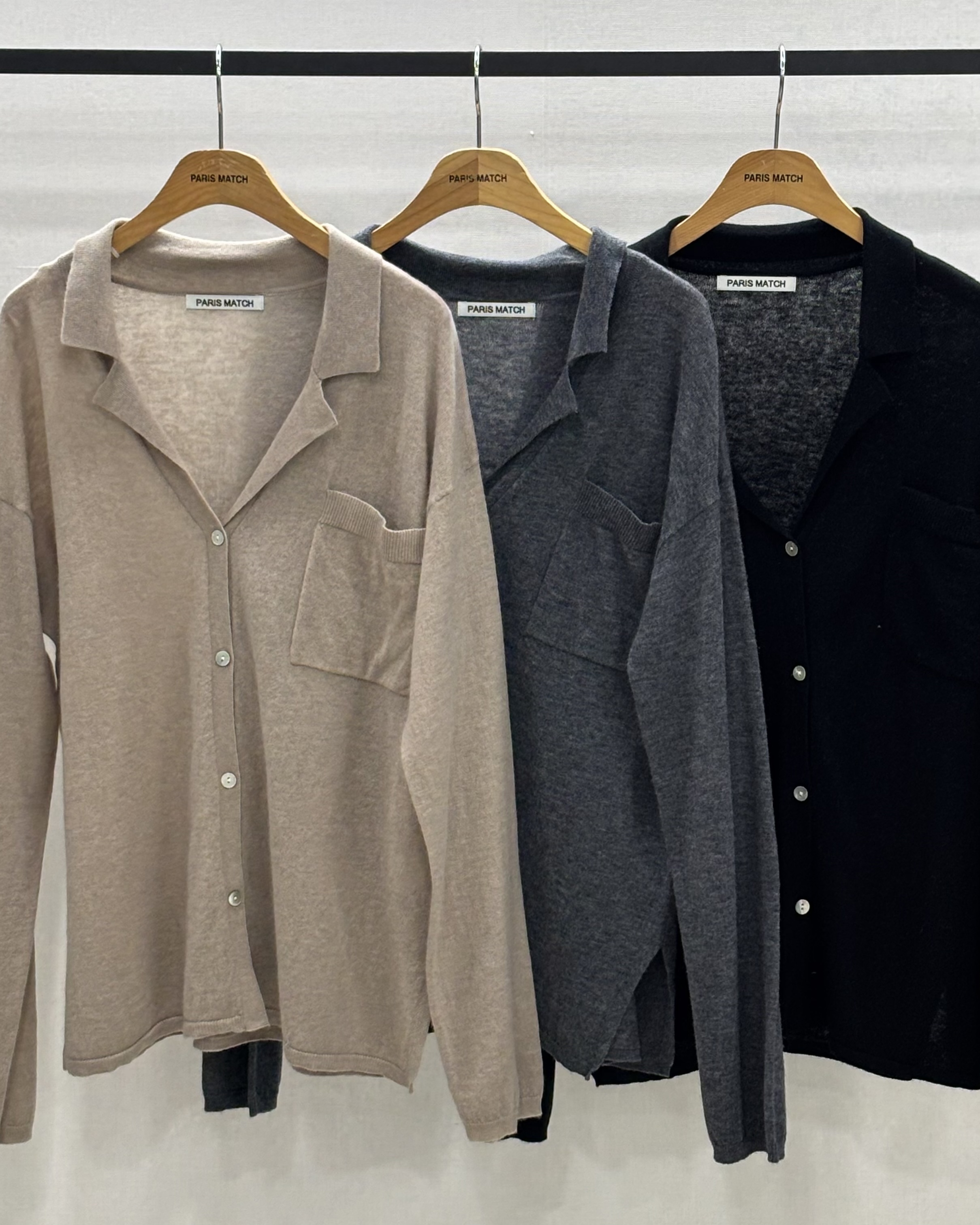 Side Pocket Button Knit Top