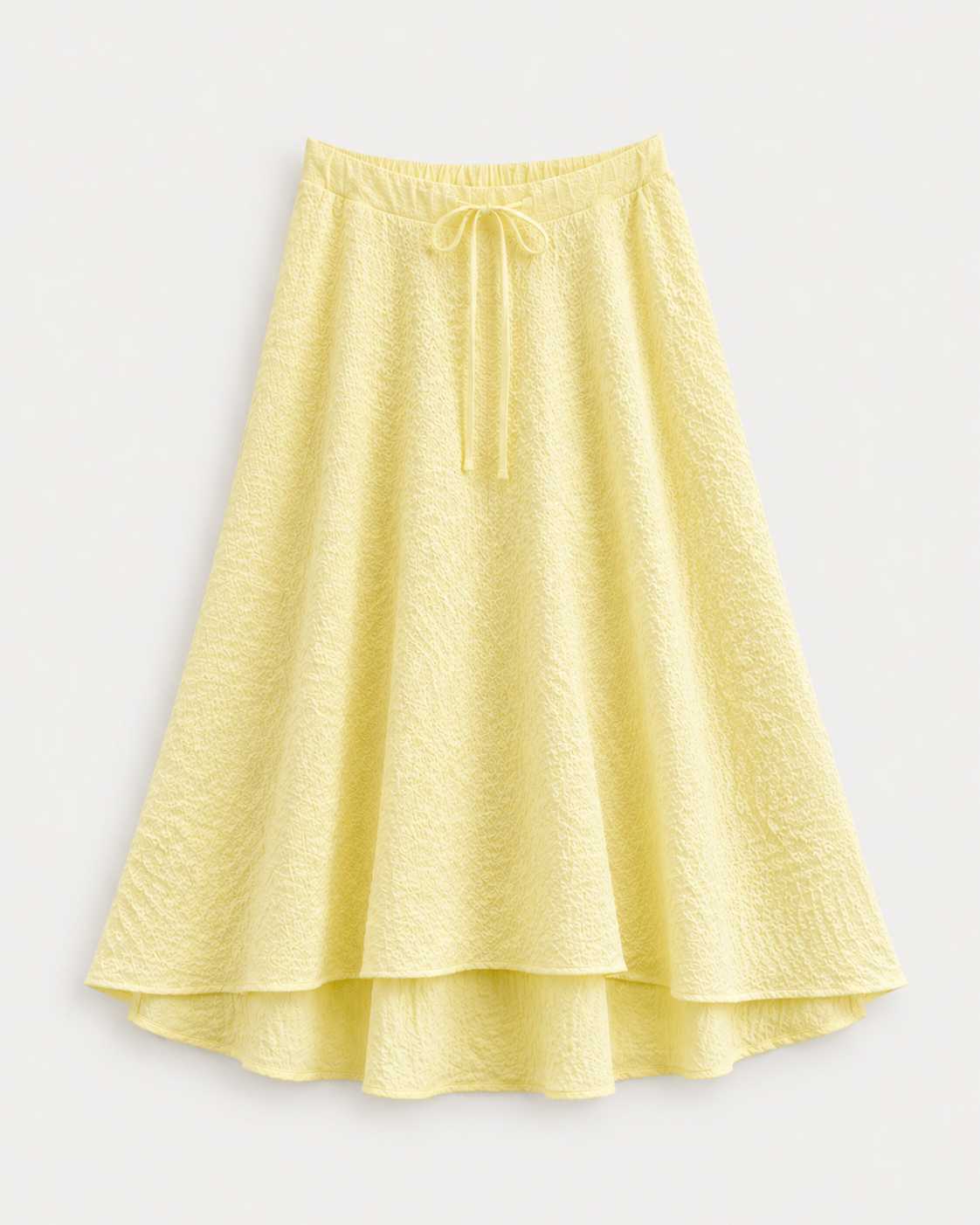 Textured Layered Bottom Skirt