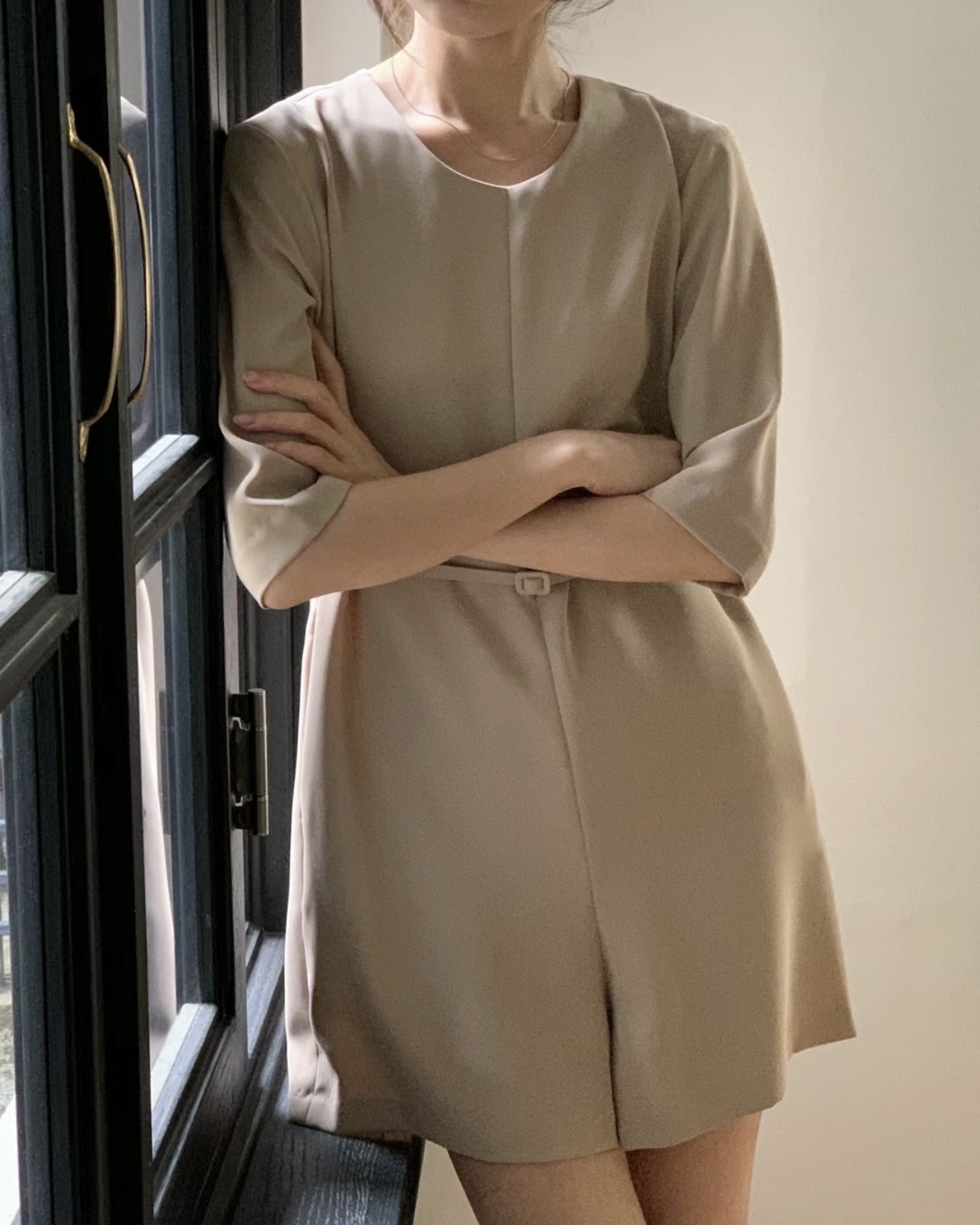 Peek Back Shorts Jumpsuit